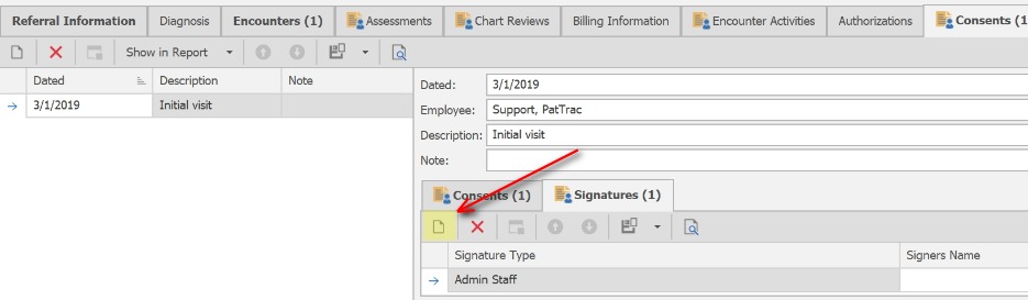 Add additional signatures as needed;Click the 'New' icon to repeat steps to add additional signatures as needed.